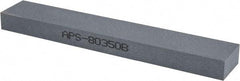 Value Collection - 320 Grit Silicon Carbide Rectangular Polishing Stone - Extra Fine Grade, 1" Wide x 6" Long x 1/2" Thick - Eagle Tool & Supply