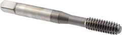 OSG - 1/4-20 UNC 2B Bottoming Thread Forming Tap - High Speed Steel, TiCN Finish, 2-1/2" OAL, 1" Thread Length, Right Hand Thread, Series 286I - Eagle Tool & Supply