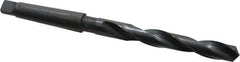 Interstate - 15.5mm, 2MT 118° Point High Speed Steel Taper Shank Drill Bit - Oxide Finish, 120mm Flute Length, 218mm OAL, Spiral Flute - Eagle Tool & Supply