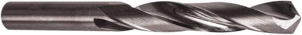 Precision Twist Drill - Letter M 118° Solid Carbide Jobber Drill - Bright Finish, Right Hand Cut, 3-3/4" OAL, Split Point - Eagle Tool & Supply