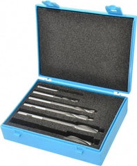 Made in USA - 3 to 10mm Socket Head Cap Screw Compatible, High Speed Steel, Solid Pilot Counterbore Set - Eagle Tool & Supply