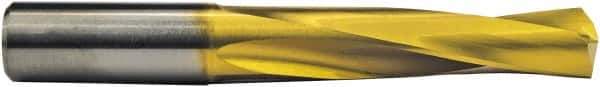 M.A. Ford - 10.3mm 135° Spiral Flute Solid Carbide Screw Machine Drill Bit - Uncoated, Right Hand Cut, 49mm Flute Length, 84mm OAL, Straight Shank - Eagle Tool & Supply