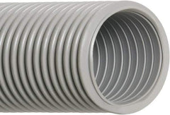 Hi-Tech Duravent - 1-1/4" ID, 20 Hg Vac Rating, 22 psi, EVA Vacuum & Duct Hose - 50' Long, Gray, 3-1/2" Bend Radius, -65 to 140°F - Eagle Tool & Supply