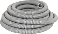 Hi-Tech Duravent - 1-1/2" ID, 18 Hg Vac Rating, 20 psi, EVA Vacuum & Duct Hose - 50' Long, Gray, 4" Bend Radius, -65 to 140°F - Eagle Tool & Supply