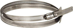 Hi-Tech Duravent - Stainless Steel Hose Clamp - 1/2" Wide x 0.02" Thick, 14" Hose, 13-1/4 to 14-3/4" Diam - Eagle Tool & Supply