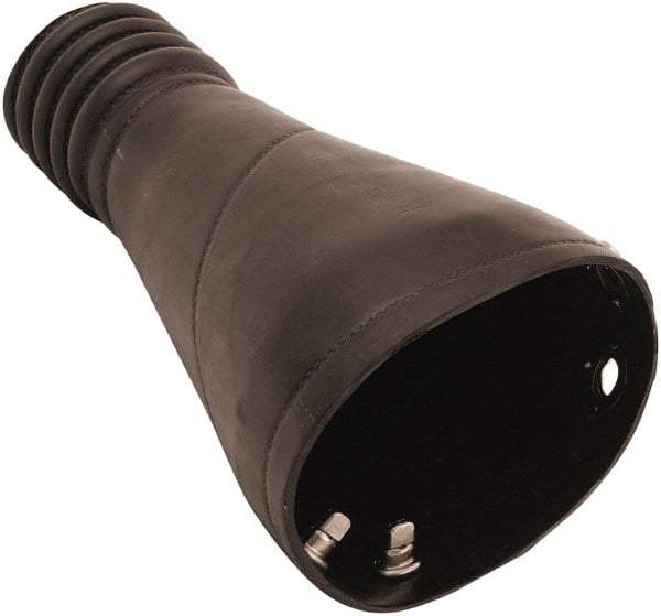 Hi-Tech Duravent - Custom EPDM Universal Adapter - 8" Long, Oval ID Range - Eagle Tool & Supply