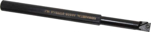 Kennametal - 10.54mm Min Bore Diam, 127mm OAL, 3/8" Shank Diam, A-STFP Indexable Boring Bar - 1.63" Max Bore Depth, TP.. Insert, Screw Holding Method - Eagle Tool & Supply