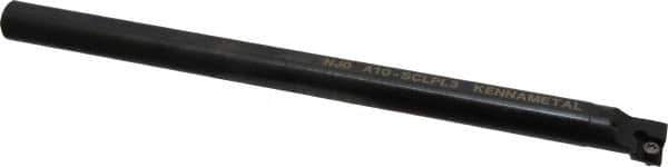 Kennametal - 19.56mm Min Bore Diam, 254mm OAL, 5/8" Shank Diam, A-SCLP Indexable Boring Bar - CP.. Insert, Screw Holding Method - Eagle Tool & Supply