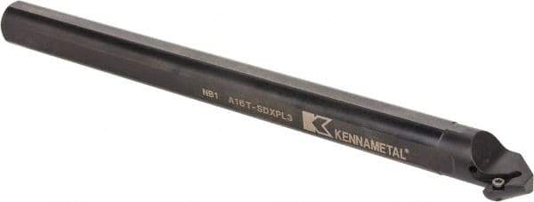 Kennametal - 33.02mm Min Bore Diam, 12" OAL, 1" Shank Diam, A-SDXP Indexable Boring Bar - DP.. Insert, Screw Holding Method - Eagle Tool & Supply
