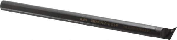 Kennametal - 21.59mm Min Bore Diam, 10" OAL, 5/8" Shank Diam, A-SVQB Indexable Boring Bar - VB.. Insert, Screw Holding Method - Eagle Tool & Supply