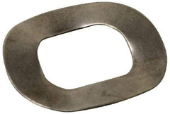 Value Collection - M4 Screw, 4.3mm ID x 9mm OD, Grade 18-8 Stainless Steel Wave Disc Spring - 0.5mm Thick, 2mm Overall Height - Eagle Tool & Supply