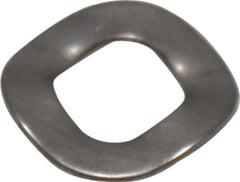 Made in USA - #10 Screw, 0.203" ID x 0.368" OD, Grade 17-7 PH-A Stainless Steel Triple Wave Washer - 0.016" Thick, 0.045" Overall Height, 0.003" Deflection - Eagle Tool & Supply