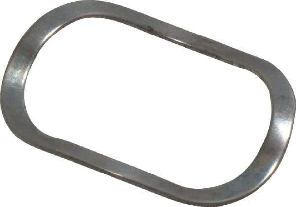 Made in USA - 7/8-15/16" Screw, 0.921" ID x 1.105" OD, Grade 17-7 PH-A Stainless Steel Triple Wave Washer - 0.02" Thick, 0.132" Overall Height, 0.033" Deflection - Eagle Tool & Supply
