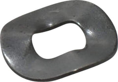 Made in USA - #6-#8 Screw, 0.167" ID x 0.375" OD, Grade 1074-1095 Spring Steel Triple Wave Washer - 0.016" Thick, 0.04" Overall Height, 0.003" Deflection - Eagle Tool & Supply