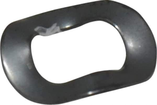 Made in USA - #10 Screw, 0.221" ID x 0.375" OD, Grade 1074-1095 Spring Steel Triple Wave Washer - 0.012" Thick, 0.047" Overall Height, 0.005" Deflection - Eagle Tool & Supply