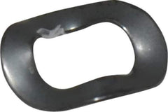 Made in USA - #10 Screw, 0.221" ID x 0.375" OD, Grade 1074-1095 Spring Steel Triple Wave Washer - 0.012" Thick, 0.047" Overall Height, 0.005" Deflection - Eagle Tool & Supply