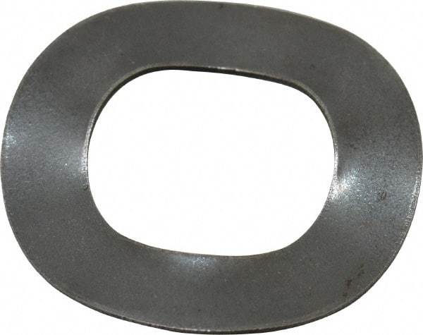 Made in USA - 7/16" Screw, 0.474" ID x 0.815" OD, Grade 1074-1095 Spring Steel Triple Wave Washer - 0.02" Thick, 0.07" Overall Height, 0.014" Deflection, 88.22 Lb at Deflection - Eagle Tool & Supply