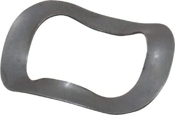 Made in USA - 1/2" Screw, 0.53" ID x 0.78" OD, Grade 1074-1095 Spring Steel Triple Wave Washer - 0.012" Thick, 0.125" Overall Height, 0.025" Deflection, 19.47 Lb at Deflection - Eagle Tool & Supply