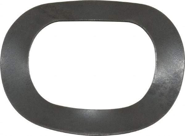 Made in USA - 3/4" Screw, 0.767" ID x 1.125" OD, Grade 1074-1095 Spring Steel Triple Wave Washer - 0.016" Thick, 0.105" Overall Height, 0.038" Deflection, 34.13 Lb at Deflection - Eagle Tool & Supply