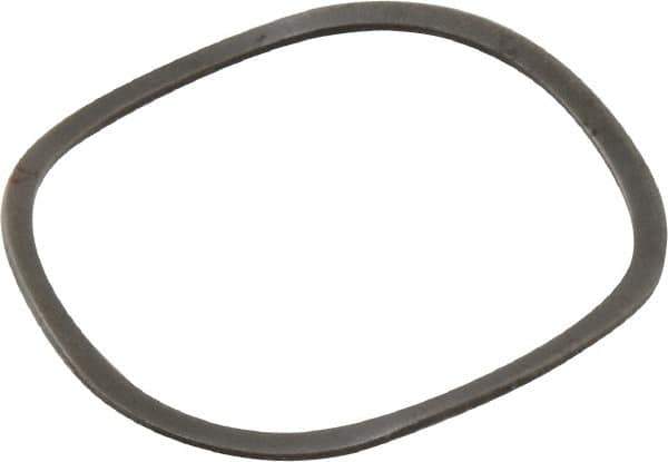 Made in USA - 1" Screw, 1.098" ID x 1.224" OD, Grade 1074-1095 Spring Steel Triple Wave Washer - 0.025" Thick, 0.107" Overall Height, 0.037" Deflection, 29.09 Lb at Deflection - Eagle Tool & Supply
