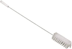 Vikan - 3" Diam Polyester Valve Brush - 34-1/4" OAL, 6-1/2" Head Length, Polypropylene & Stainless Steel Handle - Eagle Tool & Supply