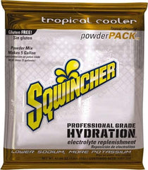 Sqwincher - 47.66 oz Pack Tropical Cooler Activity Drink - Powdered, Yields 5 Gal - Eagle Tool & Supply