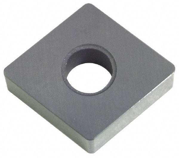 Sumitomo - NU-CCGA32.51 Grade BN250 PCBN Turning Insert - Uncoated, 80° Diamond, 3/8" Inscr Circle, 5/32" Thick, 1/64" Corner Radius - Eagle Tool & Supply