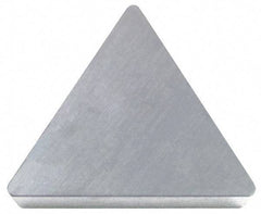 Sumitomo - TPGA331 Grade DA2200 Polycrystalline Diamond (PCD) Turning Insert - 60° Triangle, 3/8" Inscr Circle, 3/16" Thick, 1/64" Corner Radius - Eagle Tool & Supply