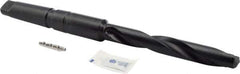 Allied Machine and Engineering - Series 1.5, 15/16" Max Diam, 4MT Taper Shank, Helical Flute Spade Drill - 6-1/2" Max Depth, 9-47/64" Body Length, 14-5/32" OAL, Extended Length, Through Coolant - Eagle Tool & Supply
