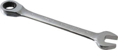 Blackhawk by Proto - 14mm 12 Point Combination Wrench - 15° Head Angle, 7-3/32" OAL, Steel, Chrome Finish - Eagle Tool & Supply