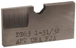 APT - 1-31/32 Inch Diameter, 3/16 Inch Thick, High Speed Steel Auxiliary Pilot Blade - Series D, DX15 Auxiliary Pilot Required - Eagle Tool & Supply
