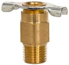 Eaton - Steel Internal Seat Drain Cock & Shutoff Valve - 1/4 Thread, 150 Max psi - Eagle Tool & Supply