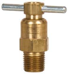 Eaton - Steel Internal Seat Drain Cock & Shutoff Valve - 1/8 Thread, 150 Max psi - Eagle Tool & Supply