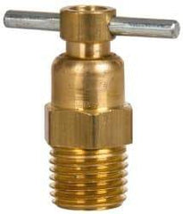 Eaton - Steel Internal Seat Drain Cock & Shutoff Valve - 1/4 Thread, 150 Max psi - Eagle Tool & Supply