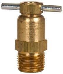 Eaton - Steel Internal Seat Drain Cock & Shutoff Valve - 3/8 Thread, 150 Max psi - Eagle Tool & Supply