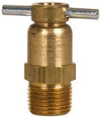 Eaton - Steel Internal Seat Drain Cock & Shutoff Valve - 3/8 Thread, 150 Max psi - Eagle Tool & Supply