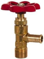 Eaton - 3/8" Pipe, Steel Shutoff Drain Cock & Shutoff Valve - 3/8 Thread, 150 Max psi - Eagle Tool & Supply