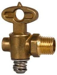 Eaton - Steel Drain Cock & Shutoff Valve - 1/4 Thread, 30 Max psi - Eagle Tool & Supply