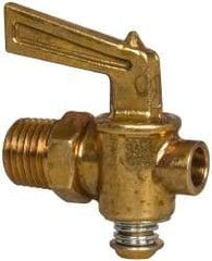 Eaton - Steel Ground Plug Drain Drain Cock & Shutoff Valve - 1/4 Thread, 30 Max psi - Eagle Tool & Supply