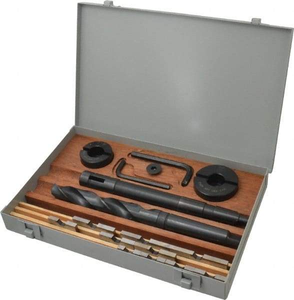APT - 1-1/4 to 3" Blade Diam, 1" Pilot Diam, 1" Twist Drill Diam, Pilot Holder, Blade & Drill Kit - High Speed Steel Blade, MT3 Morse Taper Pilot Holder Shank, MT3 Morse Taper Drill Shank, Series E - Eagle Tool & Supply