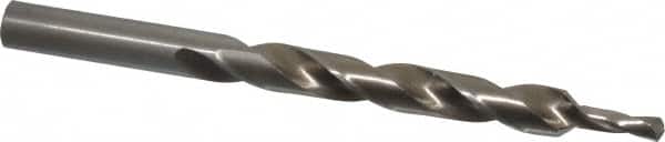 Made in USA - Letter W Body, 0.196" Step Diam, Straight Shank, High Speed Steel Subland Step Drill Bit - Eagle Tool & Supply
