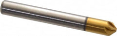 Melin Tool - 3/16" Head Diam, 3/16" Shank Diam, 6 Flute 90° Cobalt Countersink - Eagle Tool & Supply