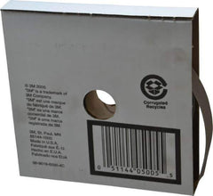 3M - 1" x 50 Yd 220 Grit Aluminum Oxide Cloth Roll - Very Fine Grade, J Weighted Backing - Eagle Tool & Supply