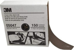 3M - 2" x 50 Yd 150 Grit Aluminum Oxide Cloth Roll - Very Fine Grade, J Weighted Backing - Eagle Tool & Supply