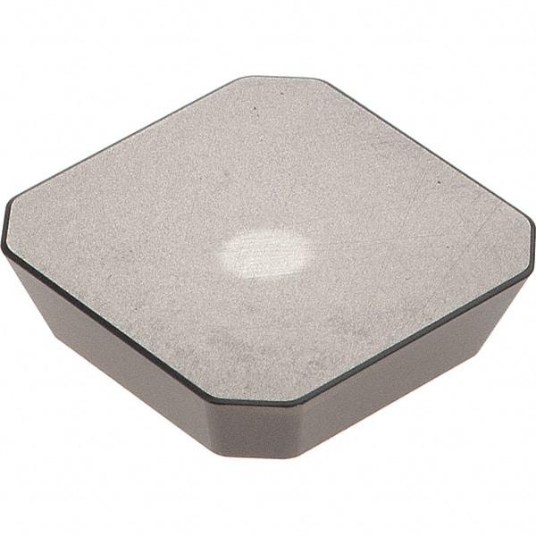 Kennametal - SEKN42 GN Grade KCPK30 Carbide Milling Insert - TiN/TiCN/Al2O3 Finish, 0.1252" Thick, 1/2" Inscribed Circle, 1mm Corner Radius - Eagle Tool & Supply