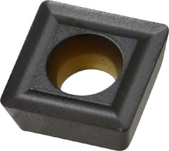 Kennametal - SPMT432 Grade KCPK30 Carbide Milling Insert - TiN/TiCN/Al2O3 Finish, 3/16" Thick, 1/2" Inscribed Circle, 0.79mm Corner Radius - Eagle Tool & Supply