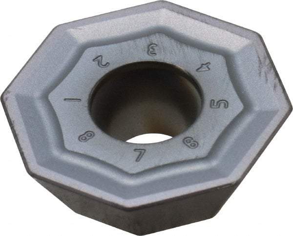 Kennametal - OFKT64 HB Grade KC522M Carbide Milling Insert - TiAlN Finish, 0.2362" Thick, 0.7362" Inscribed Circle, 1.2mm Corner Radius - Eagle Tool & Supply