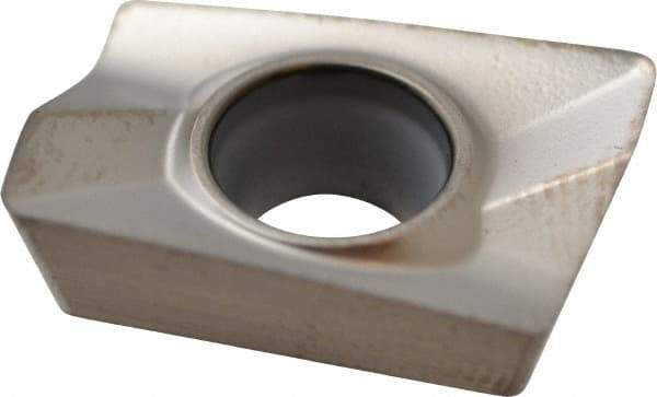 Kennametal - ADCT2328 LD Grade KC410M Carbide Milling Insert - TiB2 Finish, 0.1772" Thick, 0.8mm Corner Radius - Eagle Tool & Supply