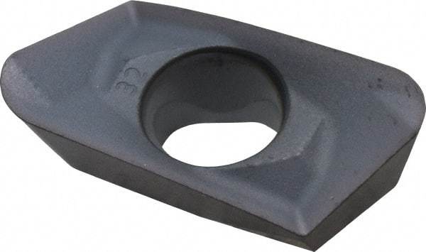 Kennametal - EC1832 LD Grade KC522M Carbide Milling Insert - TiAlN Finish, 0.217" Thick, 3.2mm Corner Radius - Eagle Tool & Supply