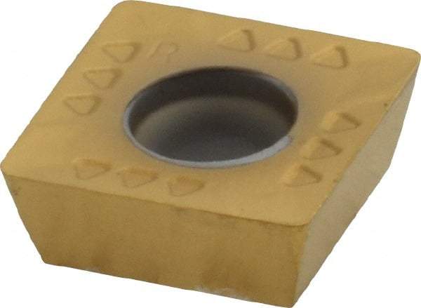 Kennametal - SDET43 GB2 Grade KC725M Carbide Milling Insert - TiN/TiCN/TiN Finish, 3/16" Thick, 1/2" Inscribed Circle, 0.8mm Corner Radius - Eagle Tool & Supply